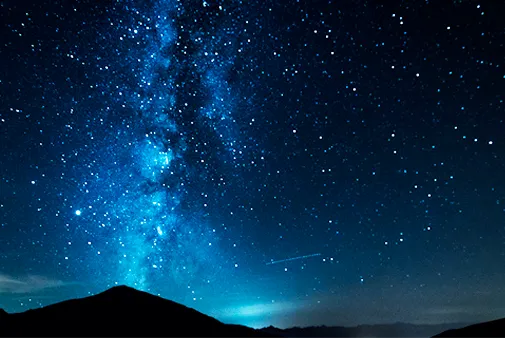 無人島で見た満点の星空